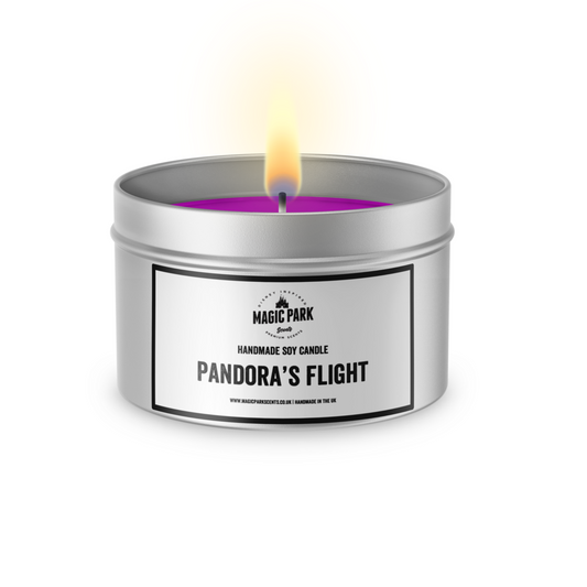 Pandora's Flight Candle - Handmade