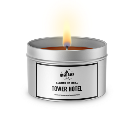 Tower Hotel Candle - Handmade